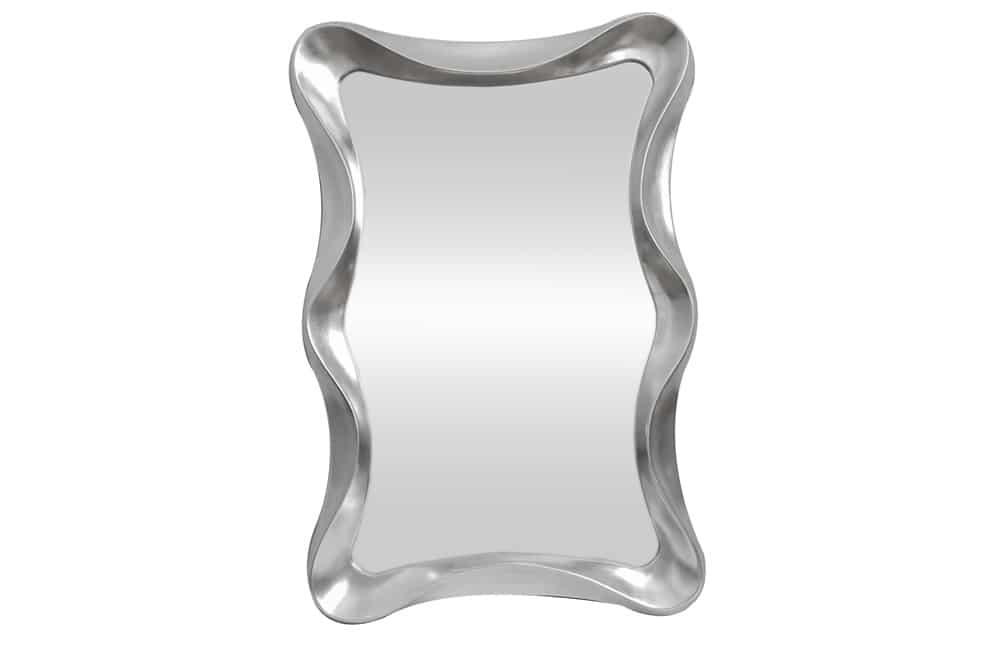 Moderner Wandspiegel ALICE 120cm silber variabel aufhängbar