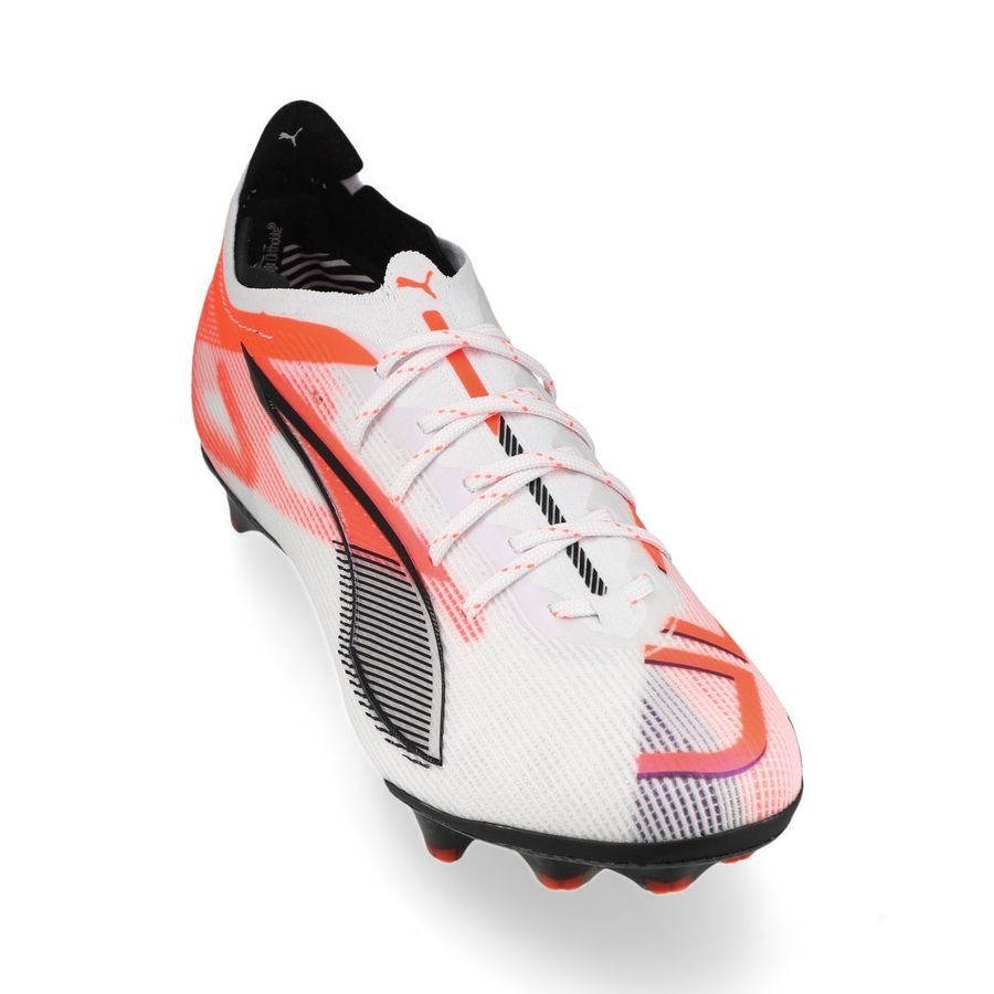 PUMA Ultra 5 Carbon FG Unlimited - Blanc/Noir/Glowing Red Femme