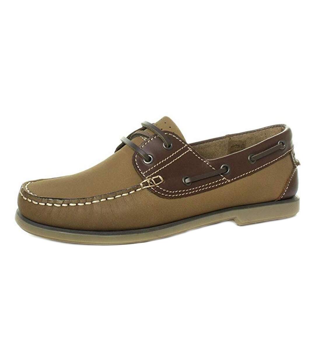 Dek - Chaussures bateau - Homme (Nubuck marron) - UTDF676