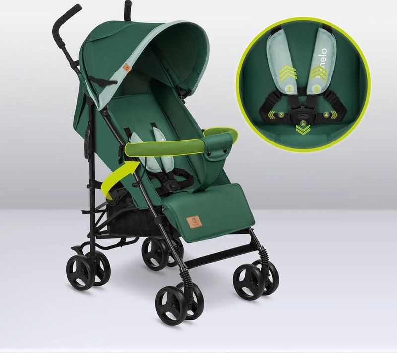 Lionelo Elia Buggy - Kinderwagen - Rijke set - lichte 7kg - Verstelbare