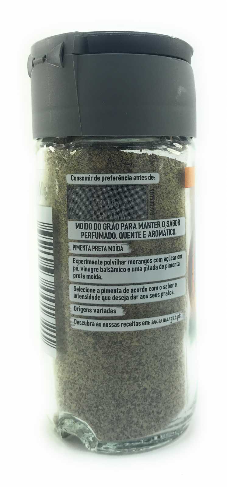 Pimenta-do-reino preta moída de Margão 35g