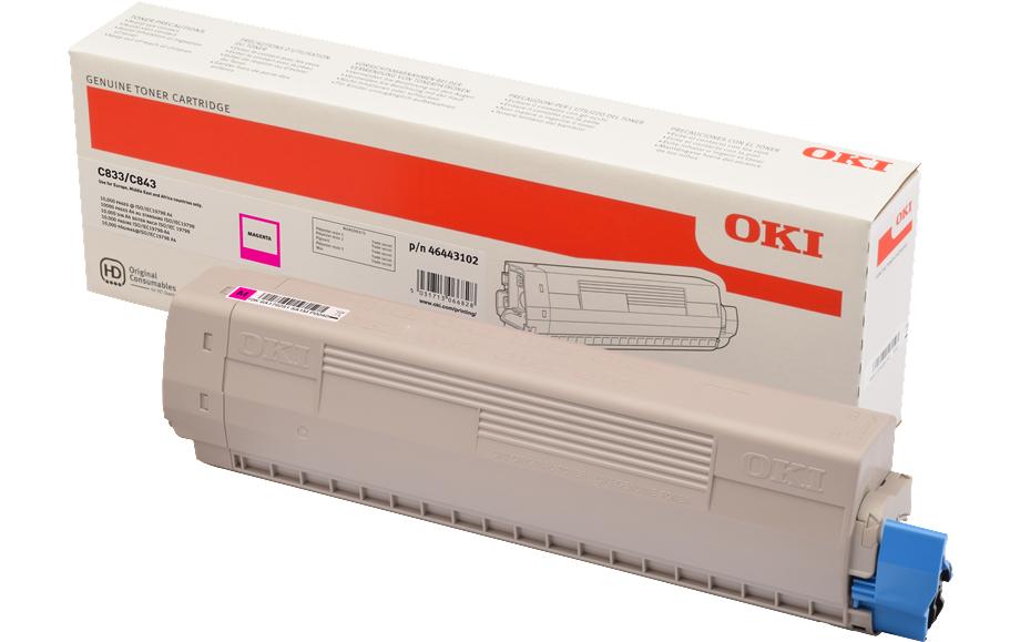 Toner 46443102 Magenta<br>Toner, Magenta