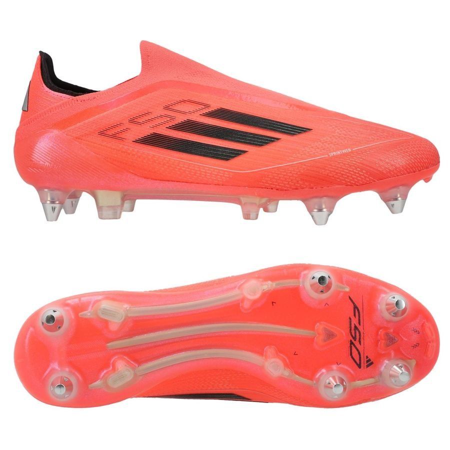 adidas F50 Elite Laceless SG Vivid Horizon - Turbo/Aurora Black/Argenté