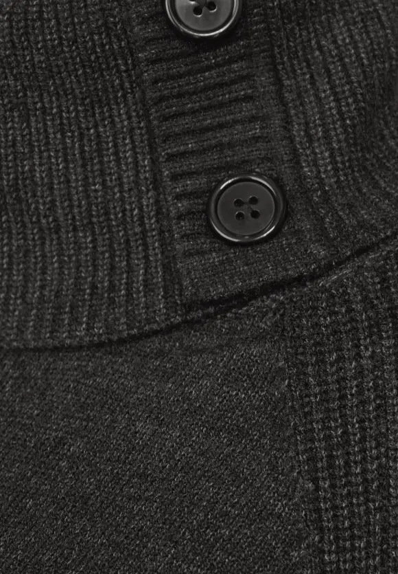 Pullover mit Rollkragen - anthracite melange
