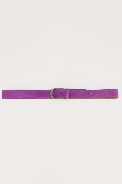 Ledergürtel, Suede, Metallschnalle