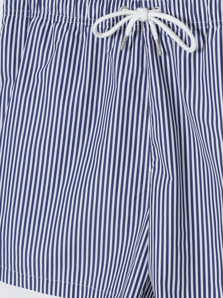 Maiô básico listrado - Azul-marinho