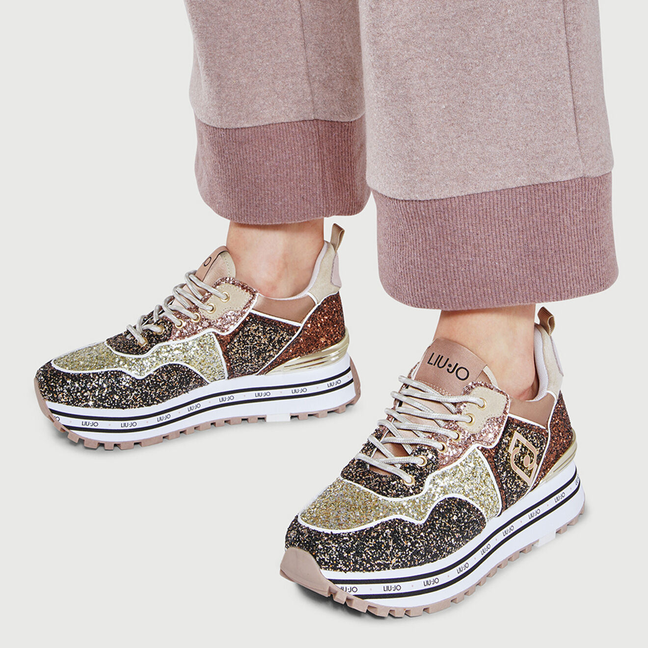 Liu-Jo Sneakers May gris/beige/marron
