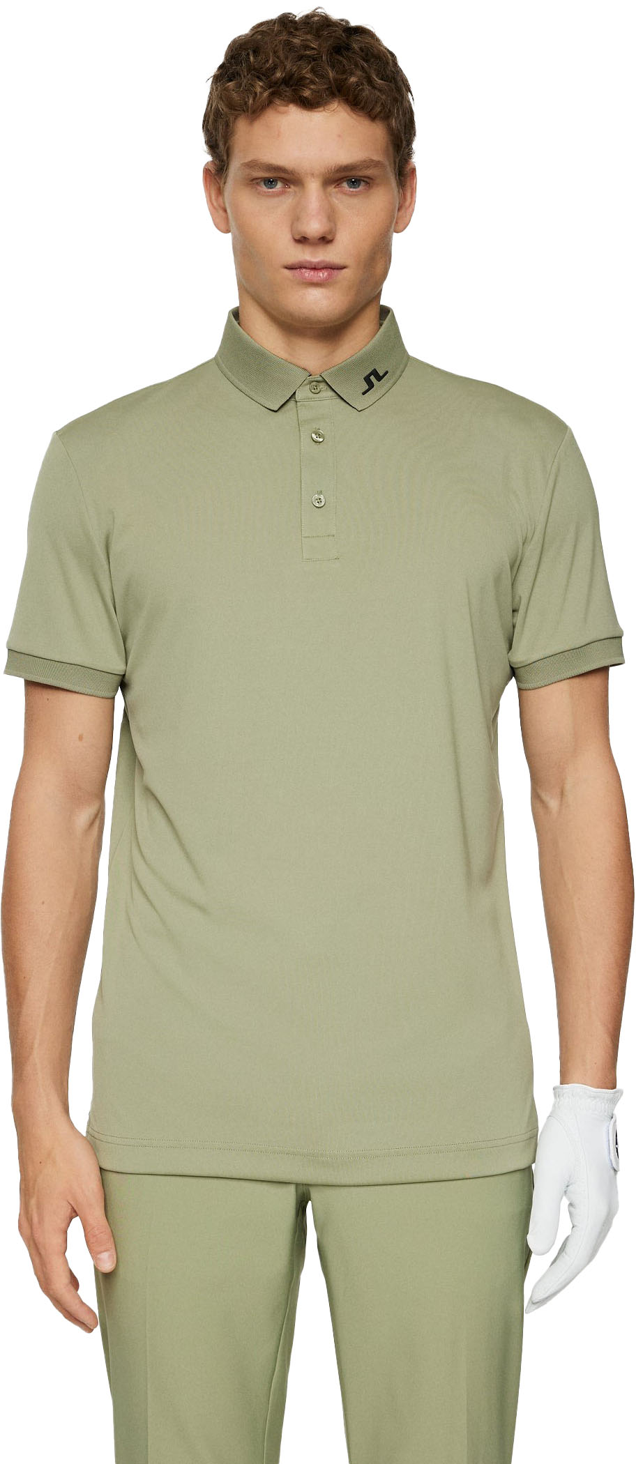 KV Print Polo Herre Tour Geo Olive S