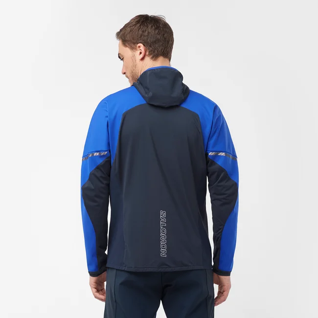 MTN  Windjacke mit Kapuze und durchgehendem Reißverschluss Herren