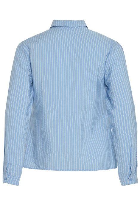 Vila blauwe dames blouse