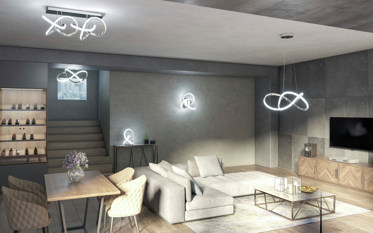 WOFI Leuchten LED-Deckenleuchte