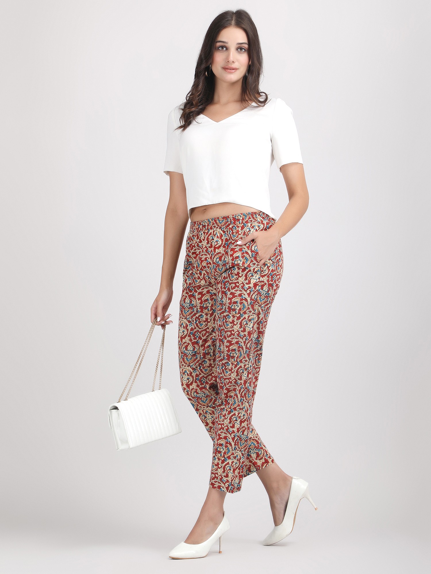 Panti 'Rani' rot-beige, in 4 Größen günstig bestellen