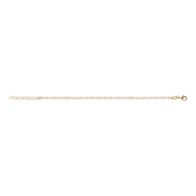 Bracelet femme charm's Plaqué or - Maille ronde - Les Charm'antes