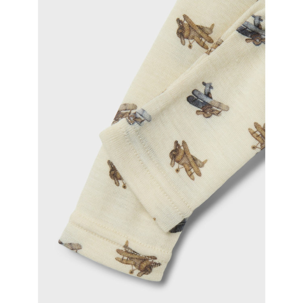 Køb Lil'Atelier Turtledove Melange Nbmnalu Wo/Mo Slim Leggings Lil Noos