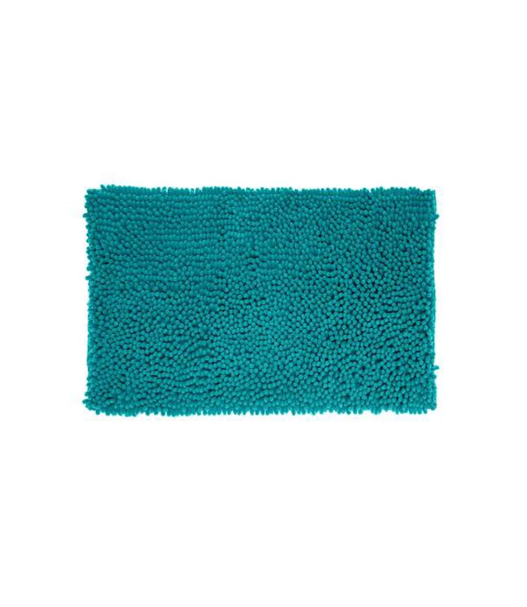 Tapis de Salle De Bain Maxi Chenille 50x80cm Turquoise