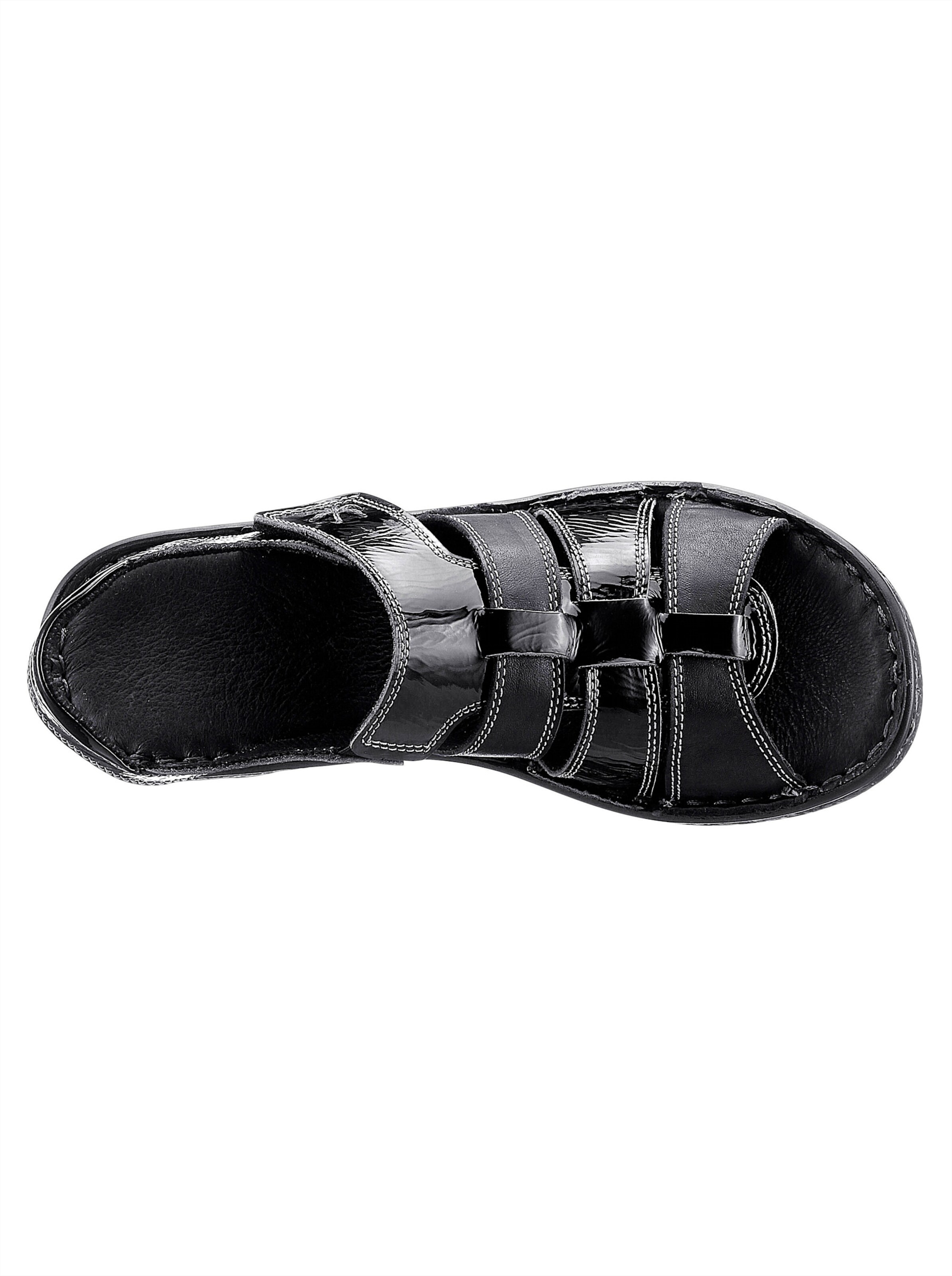 airsoft modern+ Sandale in schwarz
