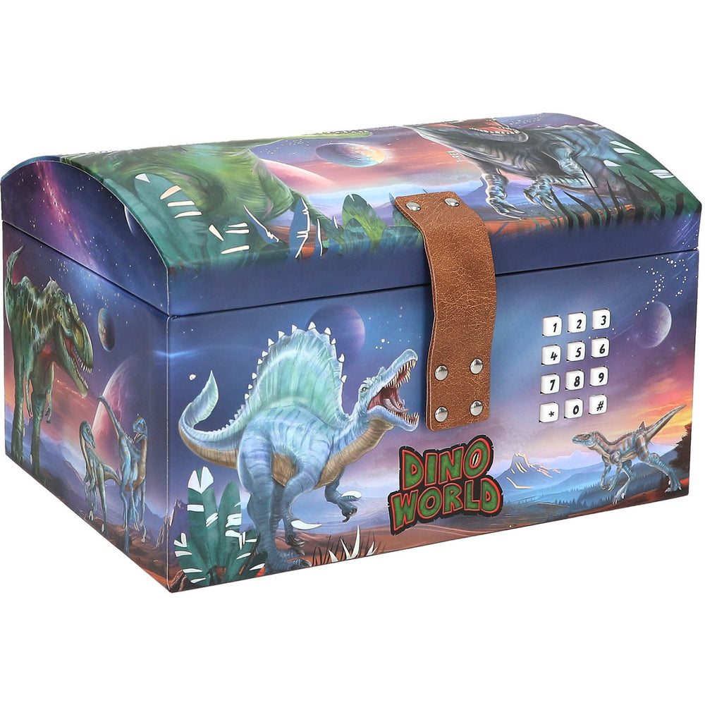 Køb Dino World Skattekiste Med Kode, Lyd Og Lys