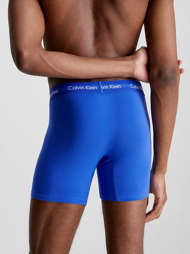 Pacote com 3 Cuecas Boxer Longas - Algodão Elástico