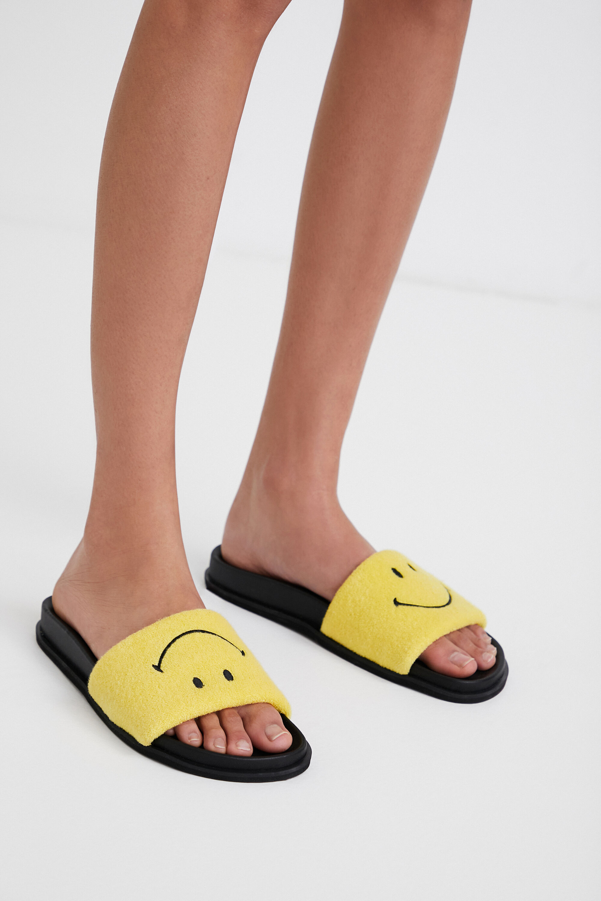 Sandales plates Smiley