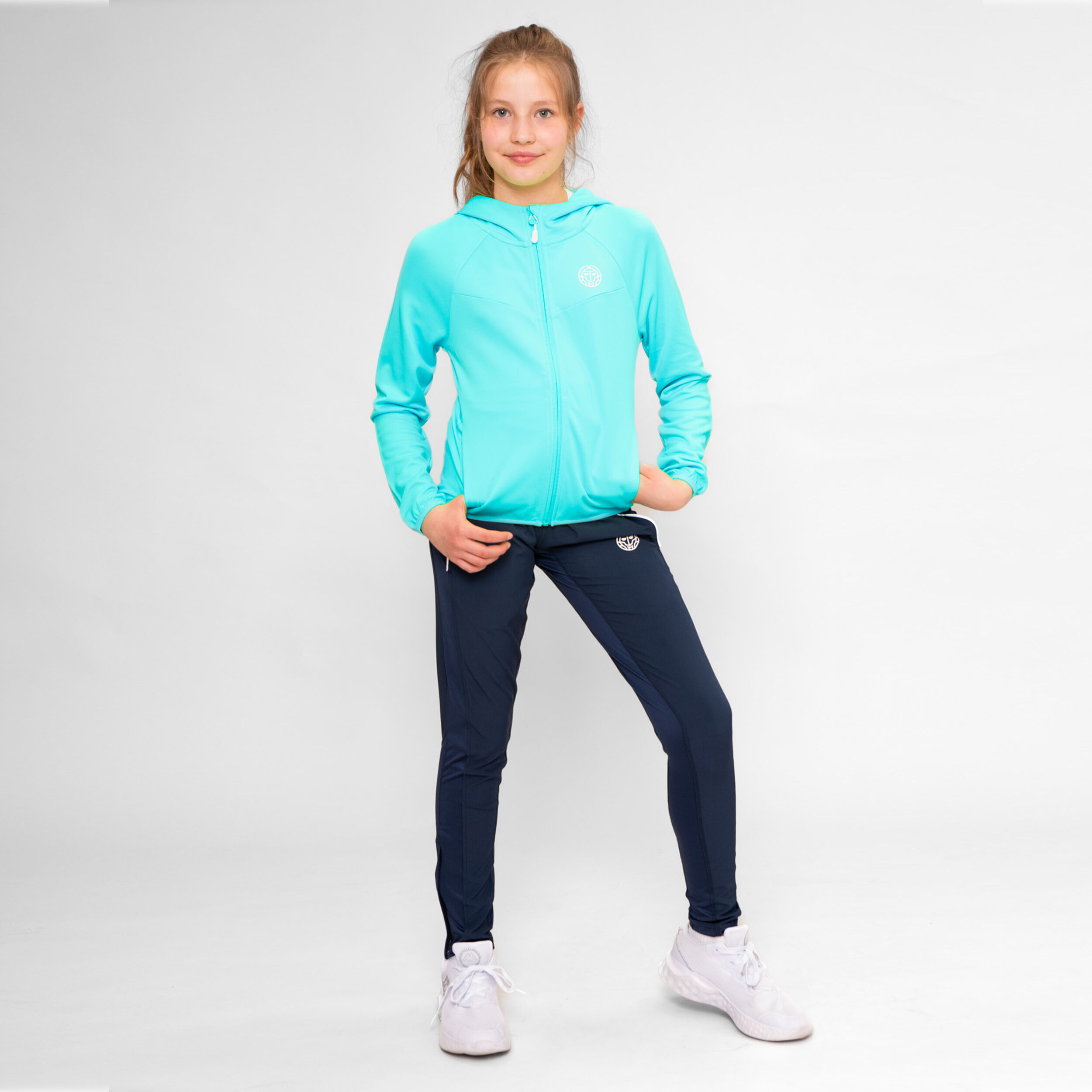 BIDI BADU Crew Veste De Survêtement Filles - Turquoise