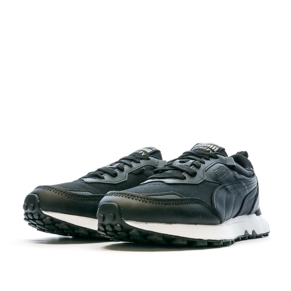 Puma Baskets Noir/Blanche Homme Puma Rider