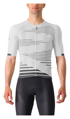 Maillot Manches Courtes Castelli Climber's 4.0 Blanc/Noir
