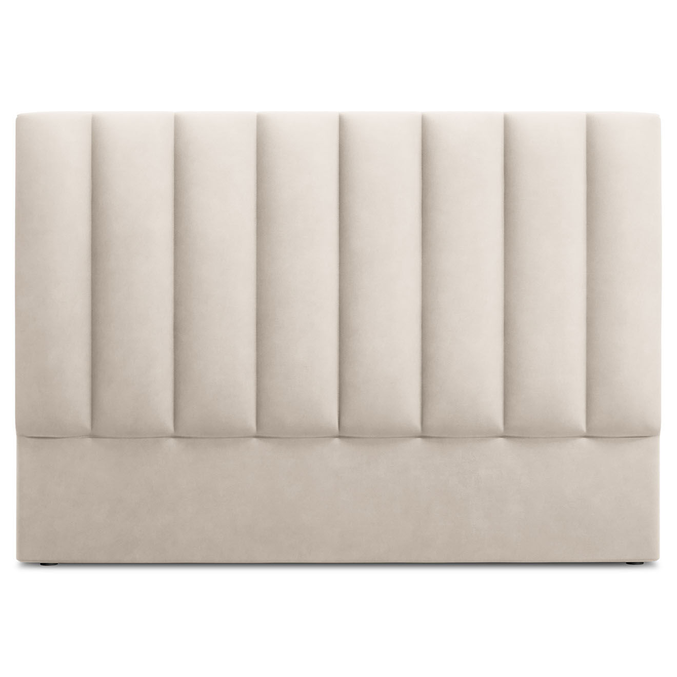 CXL by Christian Lacroix Tête de lit Camargue velours beige clair - 140x120 cm