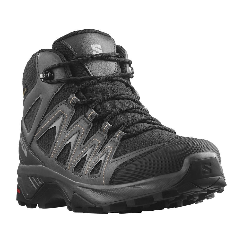 Salomon X BRAZE GTX - Chaussures randonné Femme black/magnet/hazelnut