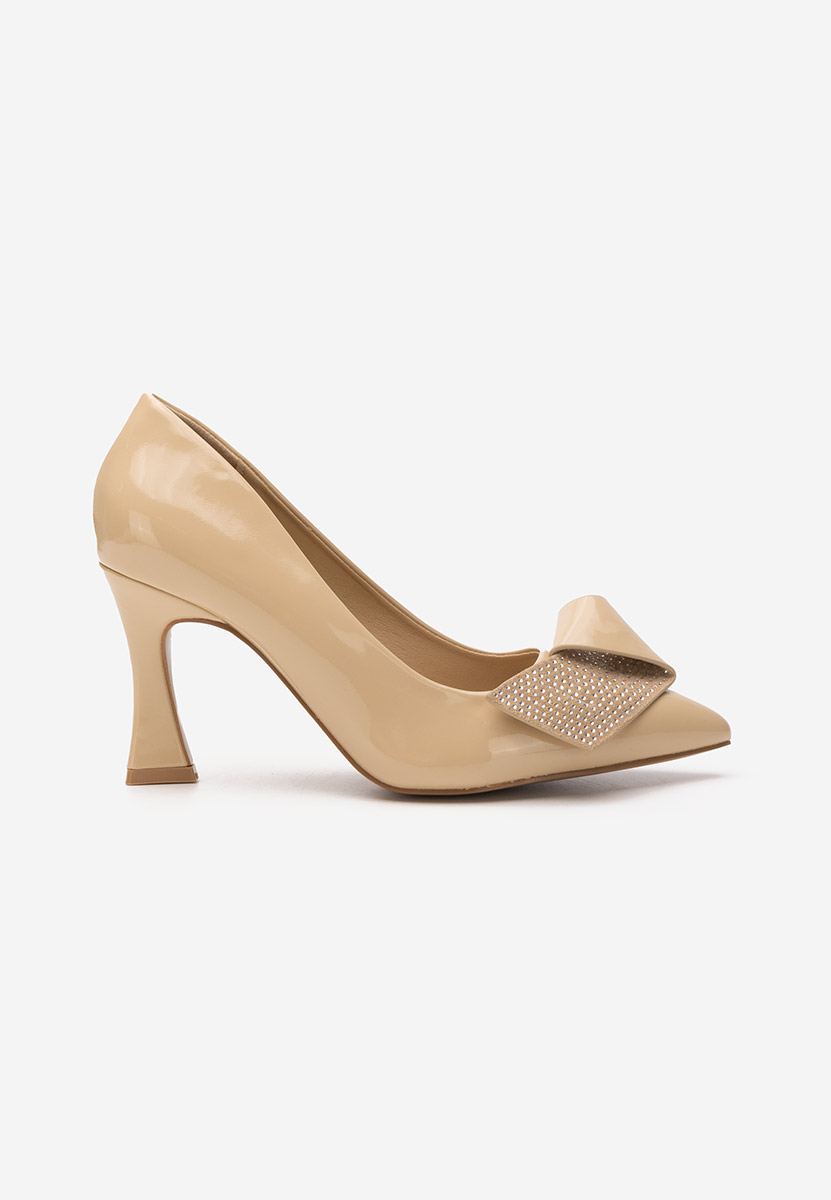 Chaussures élégantes à talon beige Erinnelle