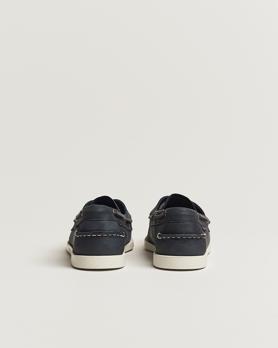 Sebago Dockside Nubuck Boat Shoe Blue Navy