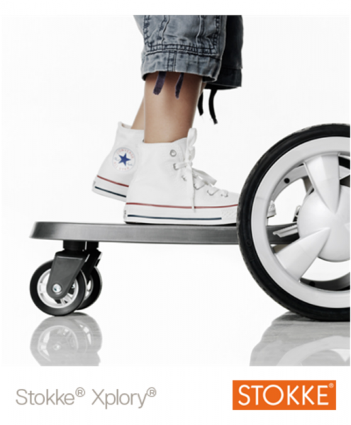Stokke Stokke Xplory Mitfahrbrett grau