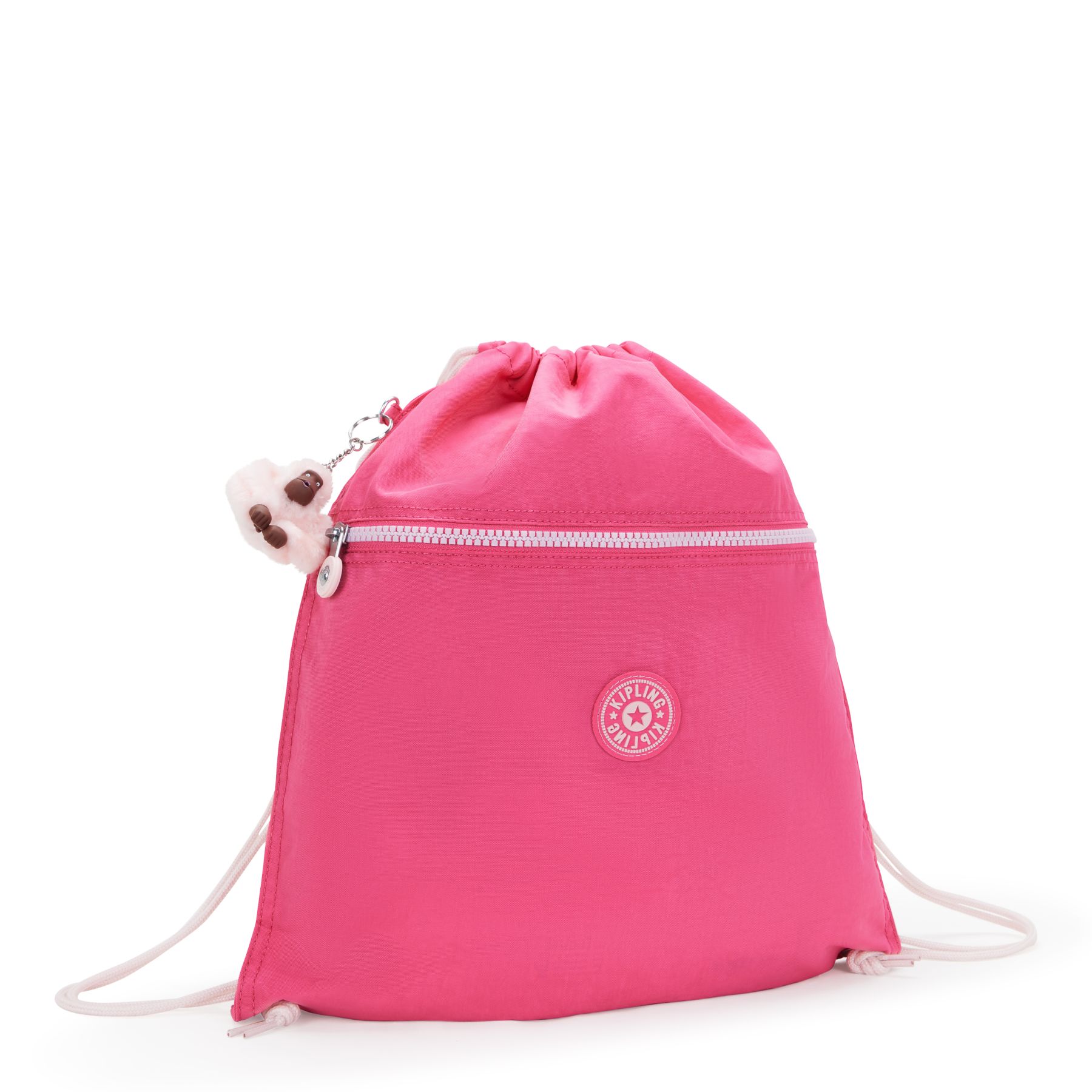 SUPERTABOO Sac moyen avec cordon de serrage - Happy Pink Combo