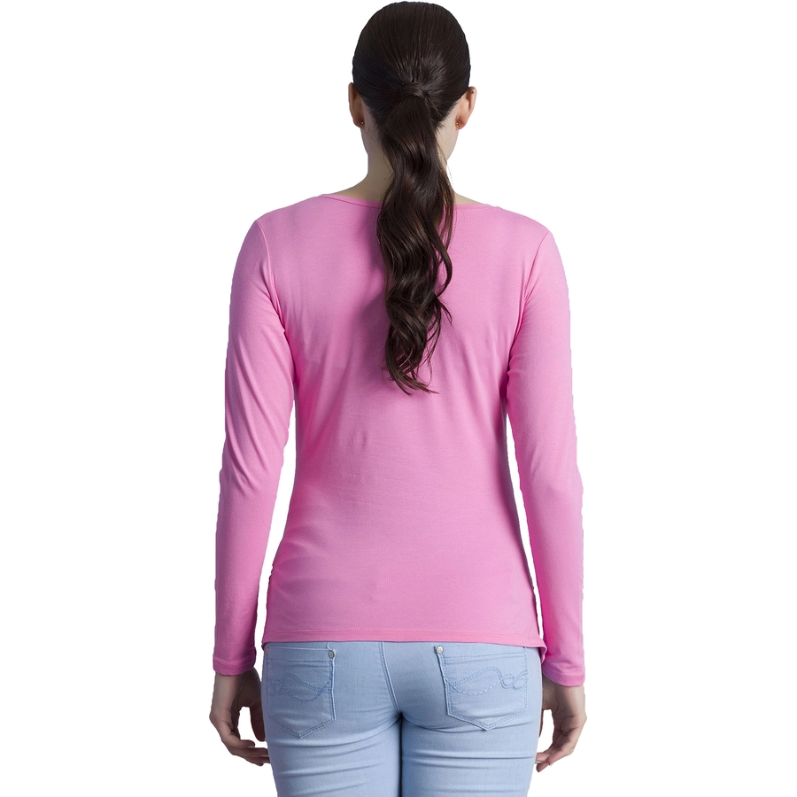 M.M.C. Umstandslangarmshirt Hallo Lieblingsmensch mit Motiv Rosa