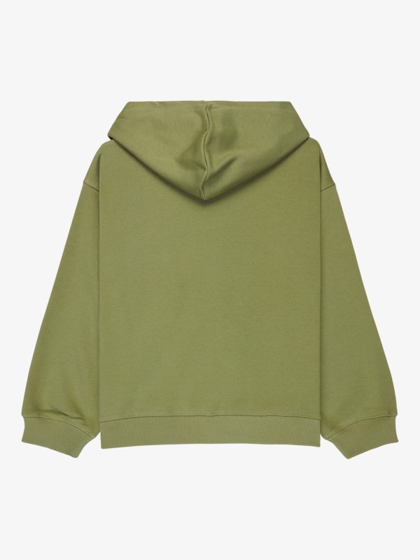 Midnight Hike Brushed Sweat à capuche zippé Vert Fille 4-16