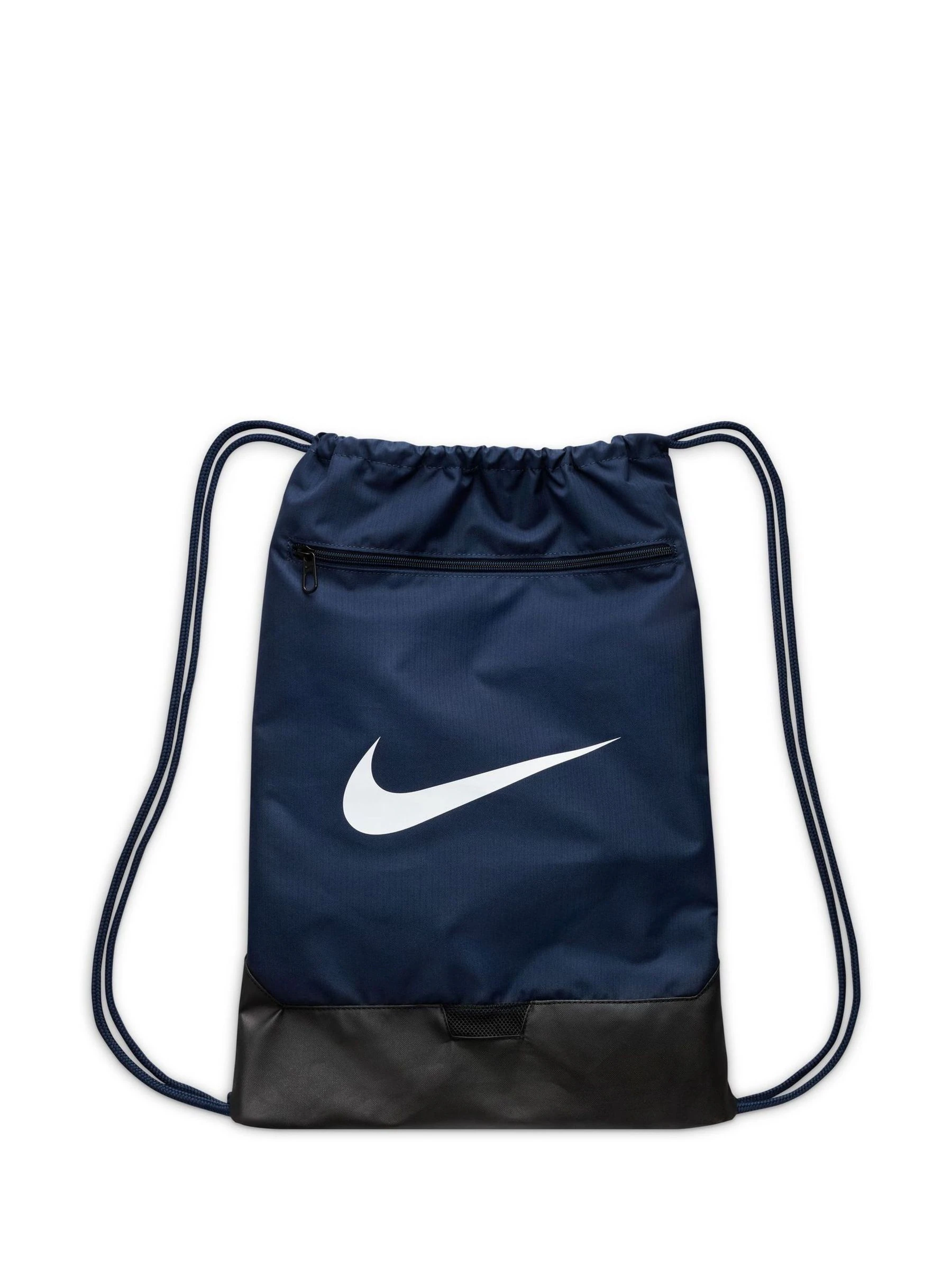 Marineblauw - Nike Brasilia tas met trekkoord