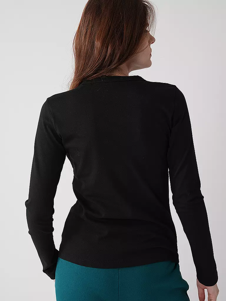 HUGO Langarmshirt DALIRIA schwarz
