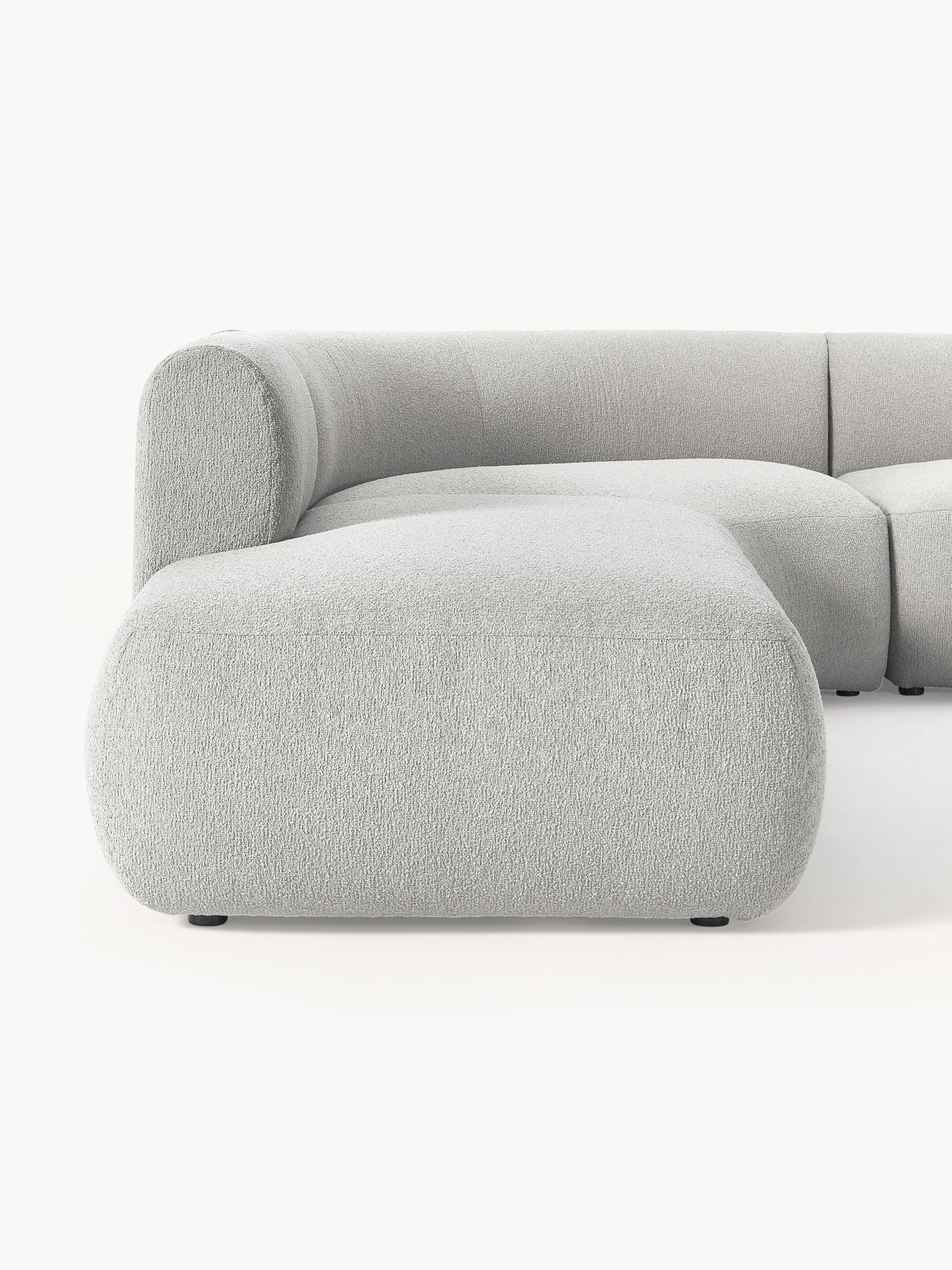 Modulaire bouclé hoekbank Sofia (4 zits)