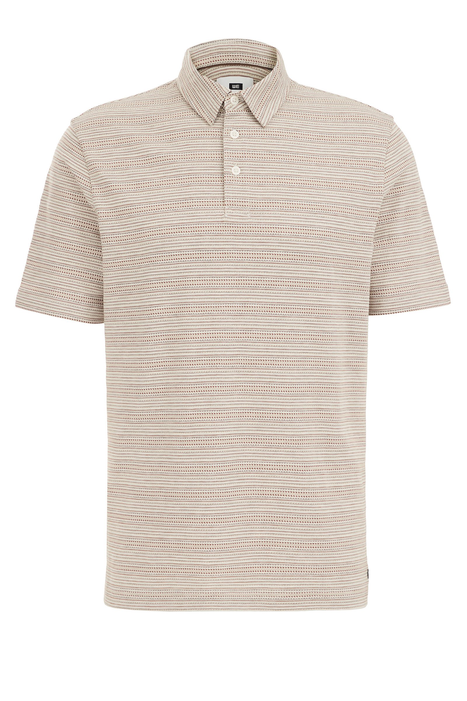 polo met dessin WE Fashion Beige