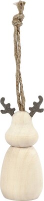 Rensdyr - H 7 CM - Ø 3 CM - 1 Stk