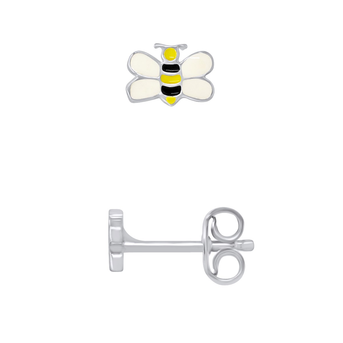 Boucles d'Oreilles ABEILLE - Argent 925