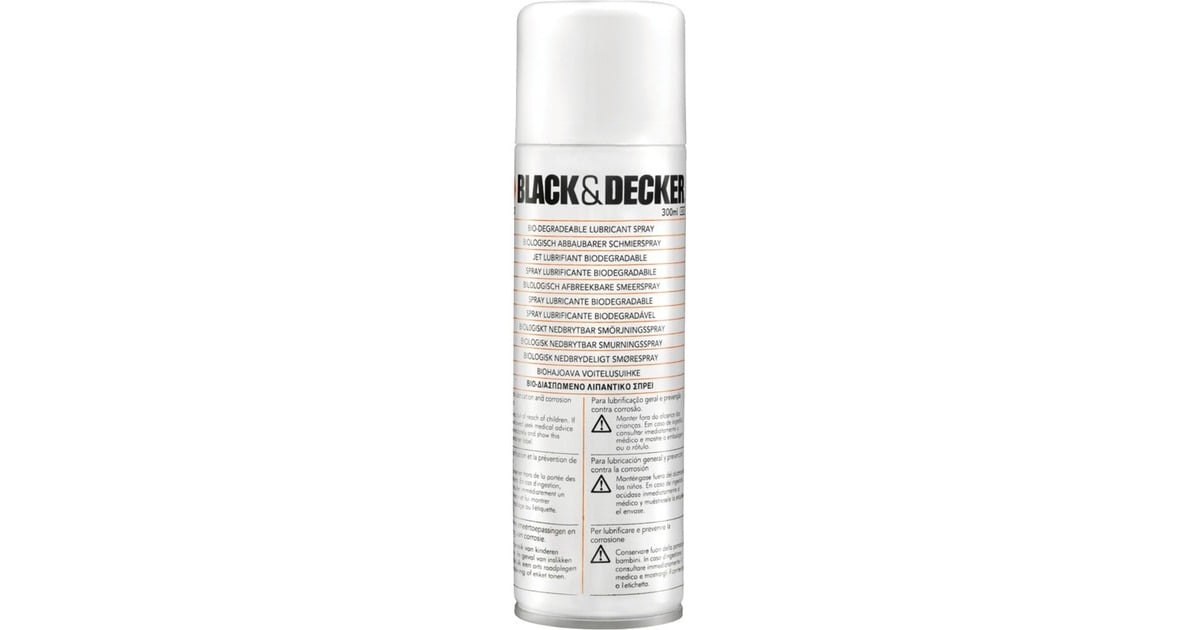 BLACK+DECKEROnderhoudsolie spray heggenscharen A6102-XJ onderhoudseenheid