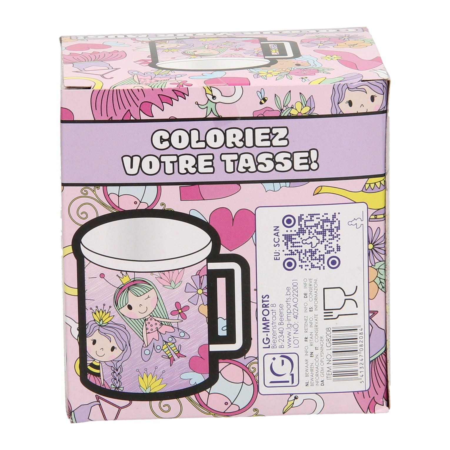 Kleur je eigen Mok Prinses