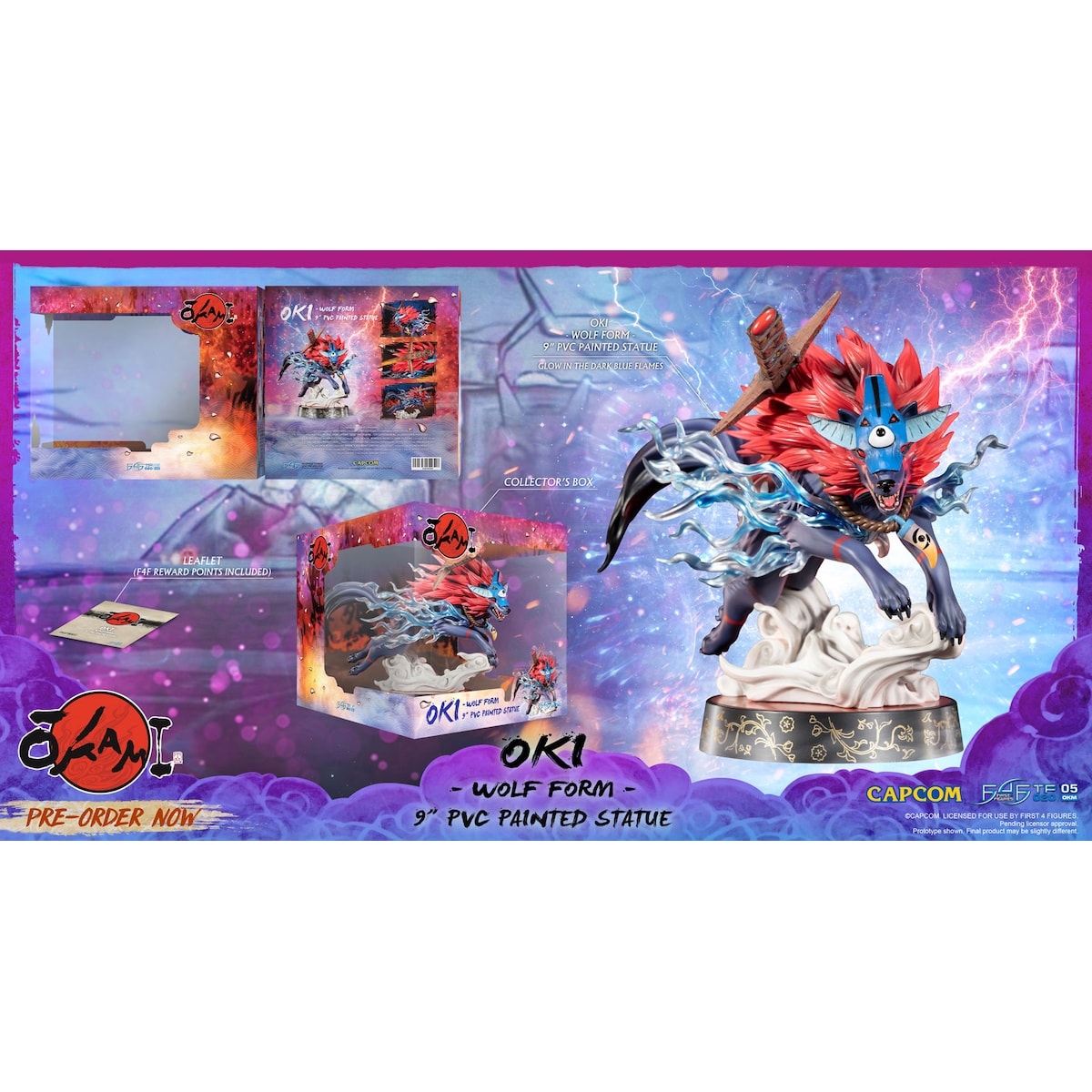 First 4 Figures Okami actionfigur (Oki)