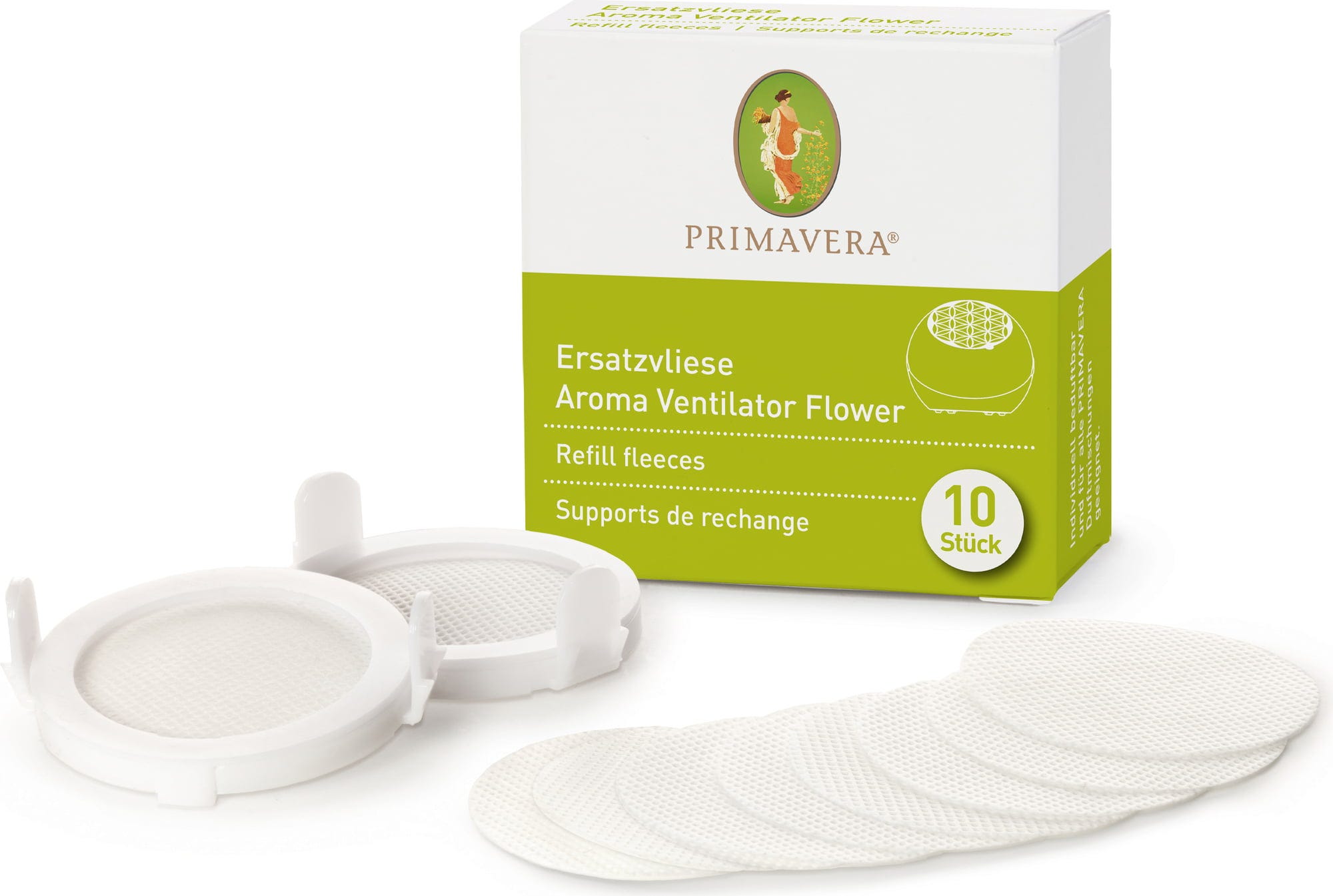 PRIMAVERA  Ersatzvliese Aroma Ventilator Flower, 10 Stk