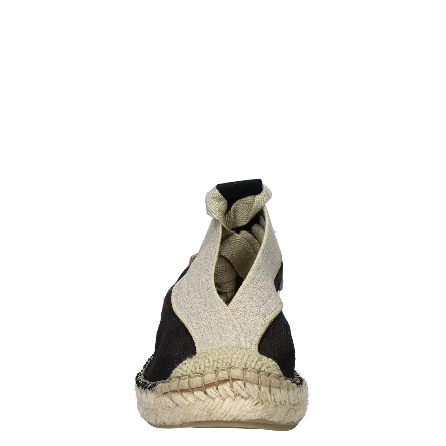 Shabbies Amsterdam Palma Kimono dames espadrille Shabbies Amsterdam Zwart