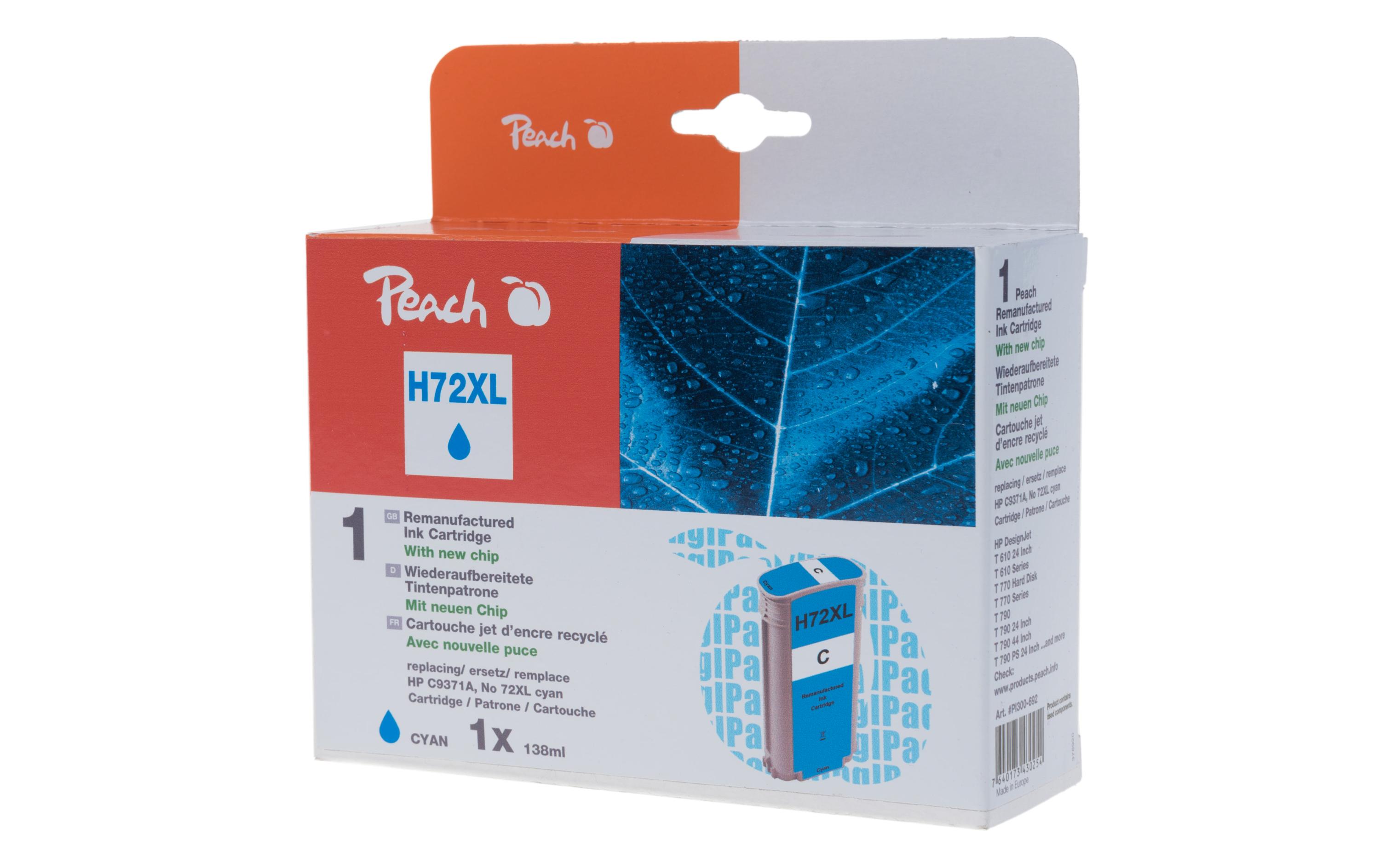 Tinte HP Nr. 72XL (C9371A) CyanTinte, Cyan