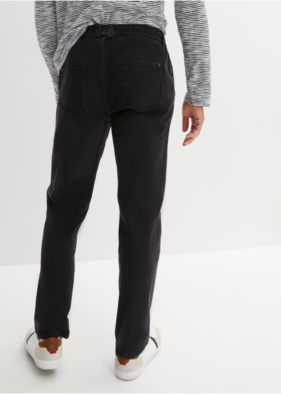 Jean taille extensible Regular Fit coupe confort, Straight