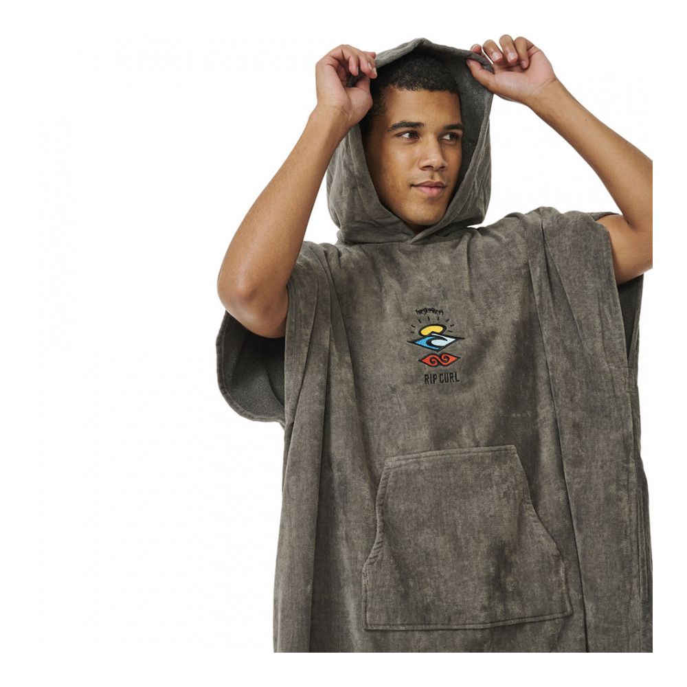 Rip Curl LOGO - Poncho Homme grey