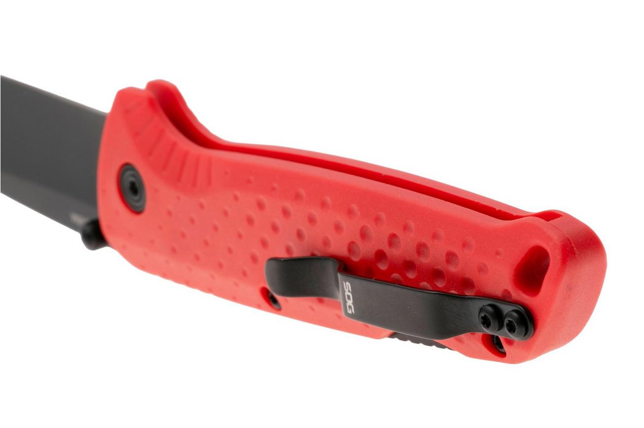SOG Adventurer LB 13-11-07-43, Titanium Nitride 5CR15MOV, Red GRN zakmes