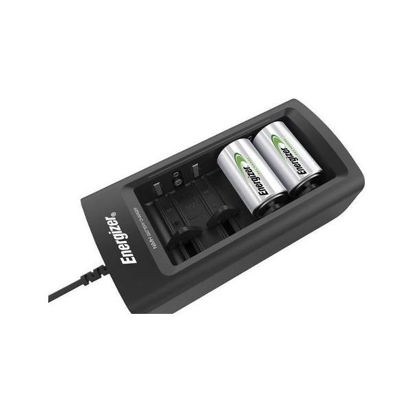 Energizer Carregador de Pilhas Universal AA / AAA / C / D / 9V Indicador de Carga